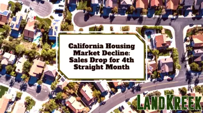 California Home Sales Continue Downward Trend for Fourth Consecutive Month