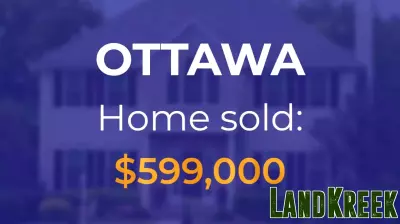 Sale closed in Ottawa: $599,000 for a single-family home